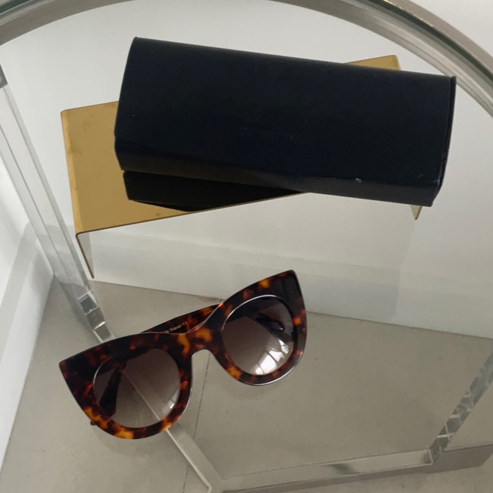 $800 THIERRY LASRY “ ORGASMY” 008 Tortoise Shell Sunglasses